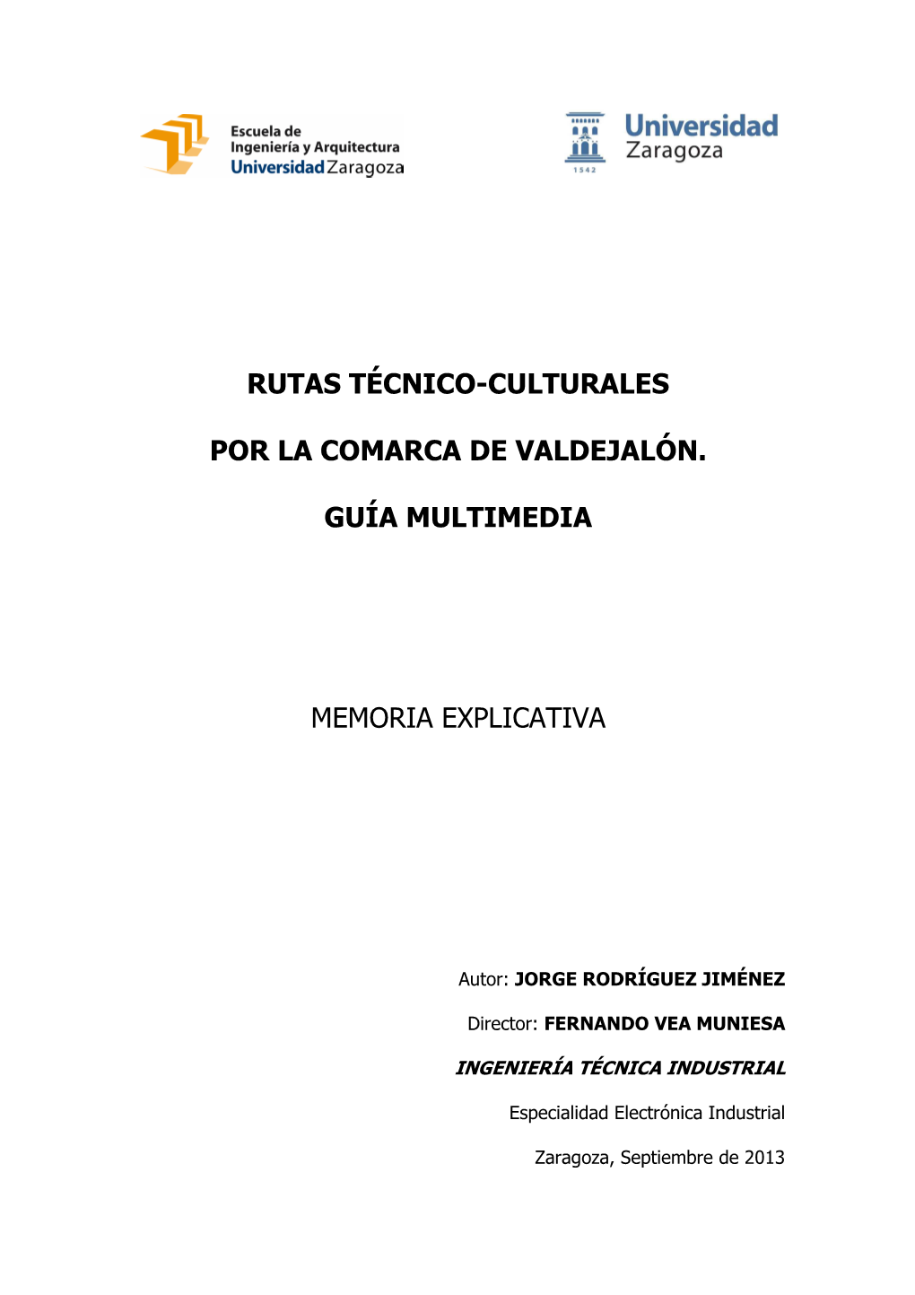 Rutas Técnico-Culturales Por La Comarca De Valdejalón