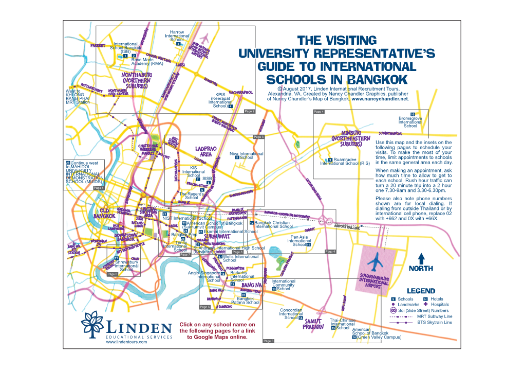 The Visiting University Representative's Guide to International Schools In
