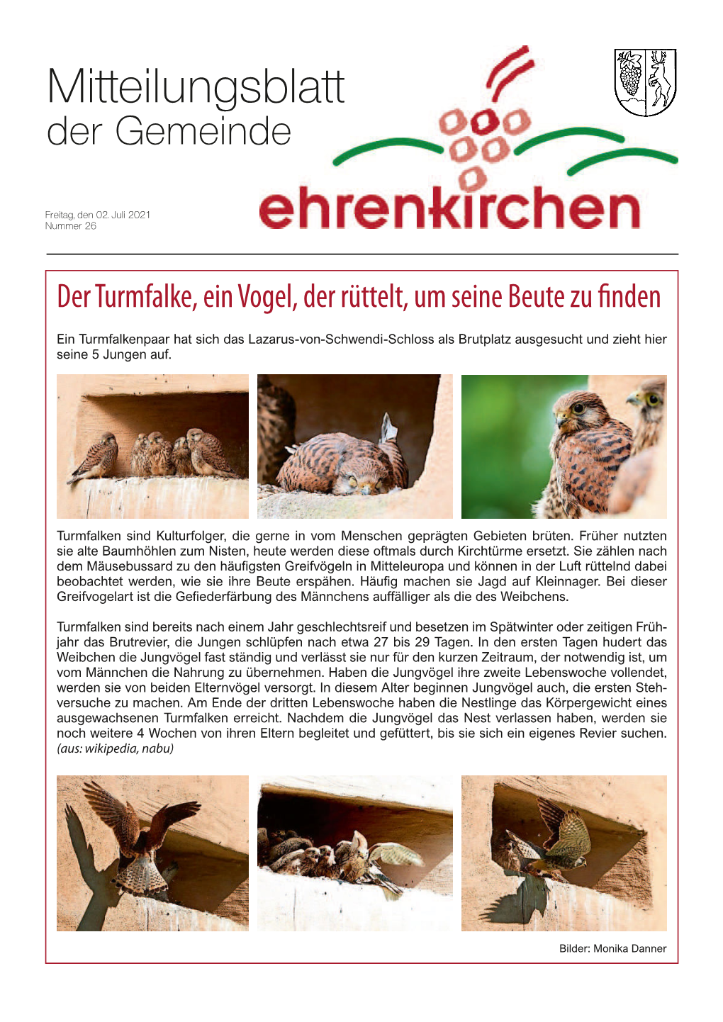 Mitteilungsblatt Der Gemeinde