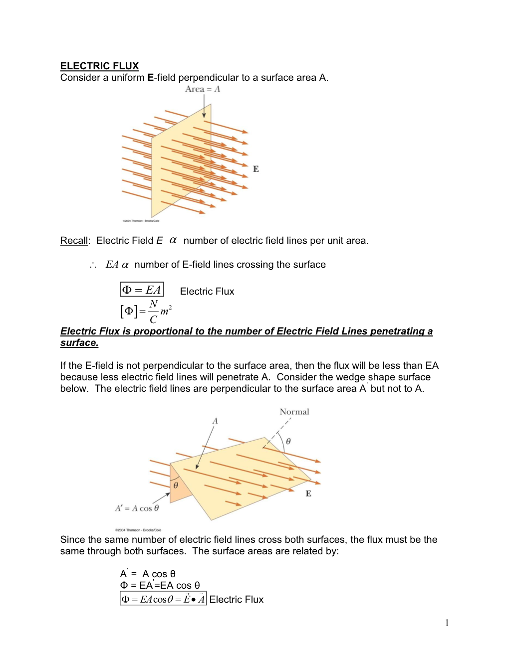 Electric Flux and Gauss's