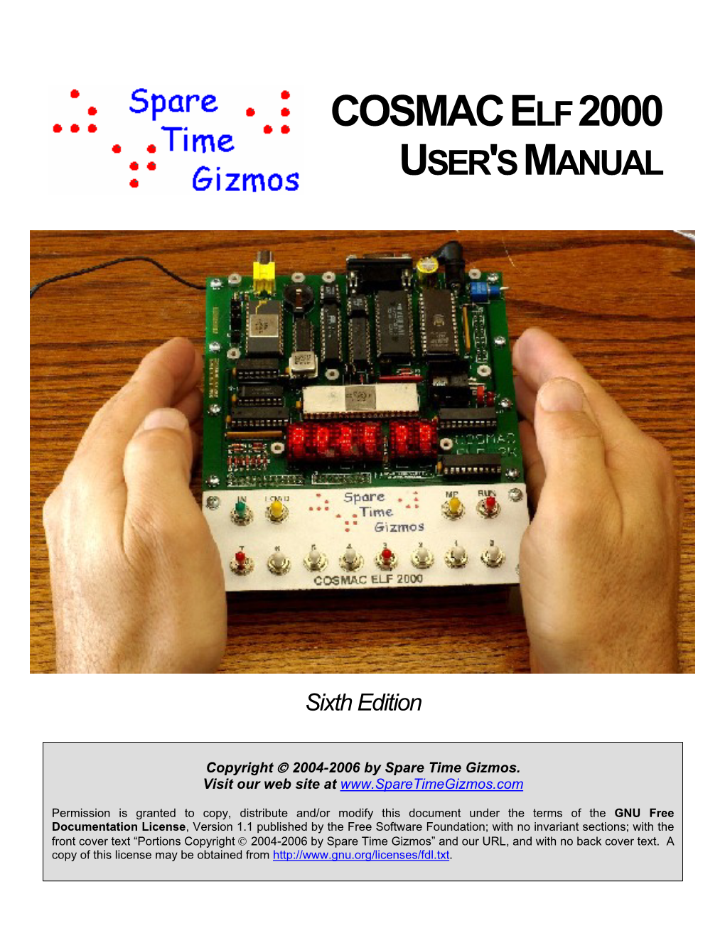 Cosmac Elf 2000 User's Manual