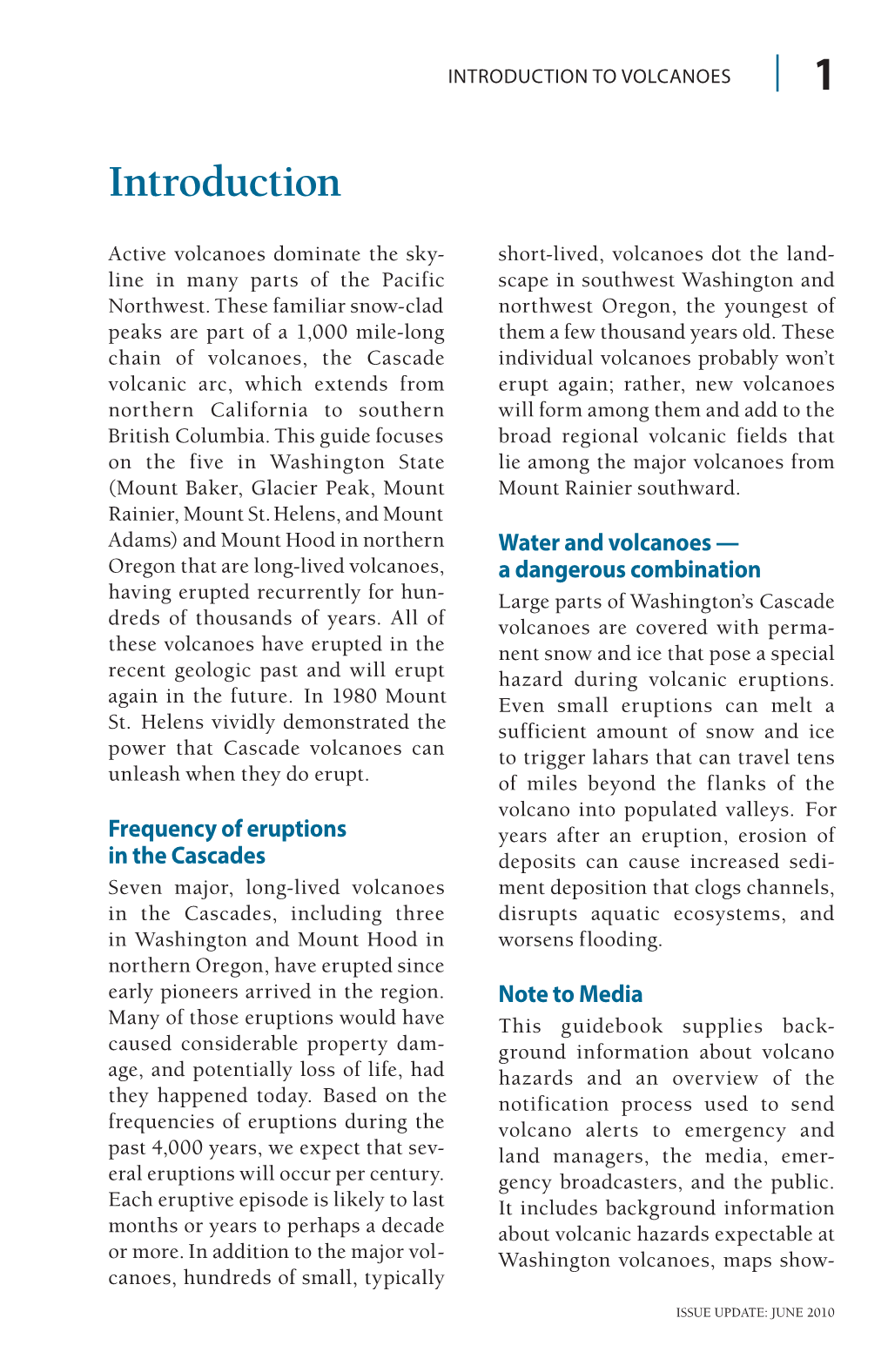 Introduction to Volcanoes 1