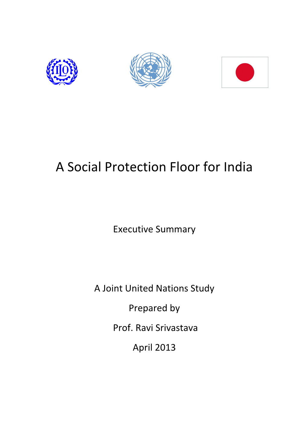 A Social Protection Floor for India