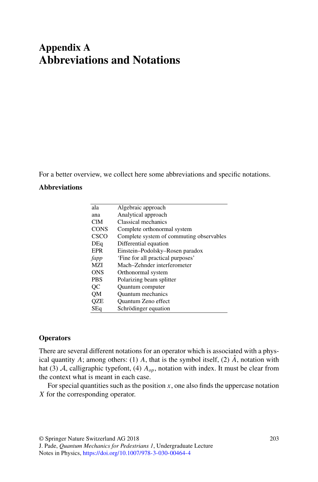 Appendix a Abbreviations and Notations