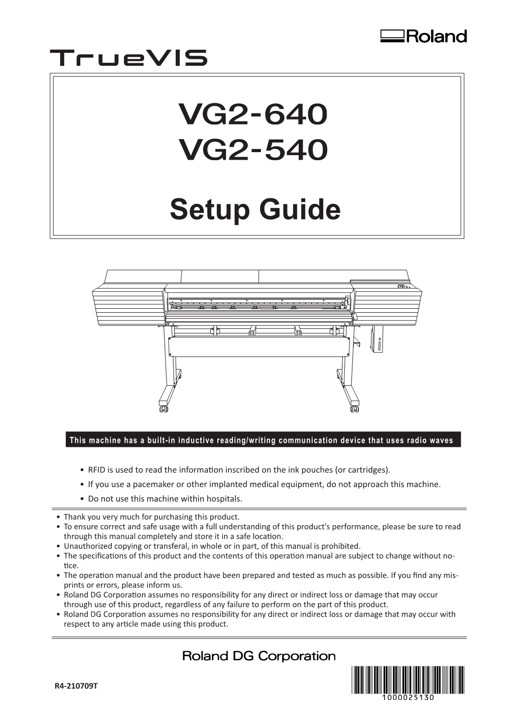 VG2-640/540 Setup Guide