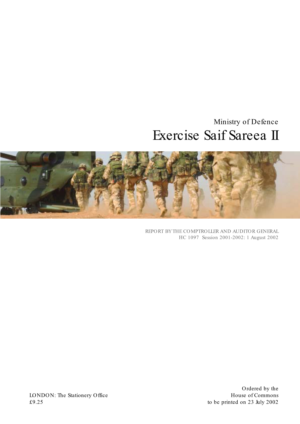 Exercise Saif Sareea II