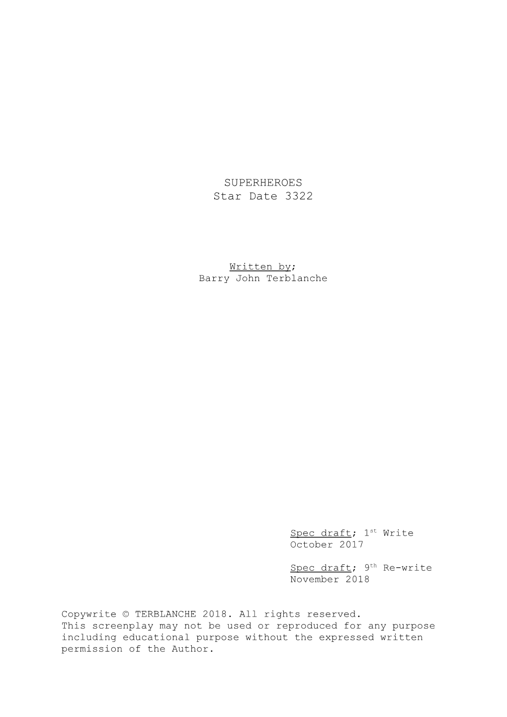 Superheroes Star Date 3322 FINAL SPEC SCRIPT