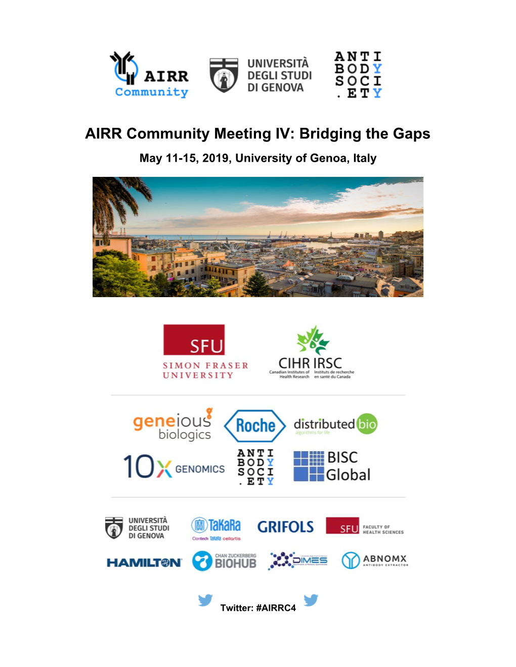 AIRR Community Meeting IV: Bridging the Gaps