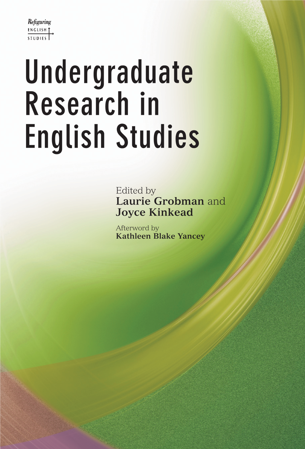 Undergraduate Research in English Studies