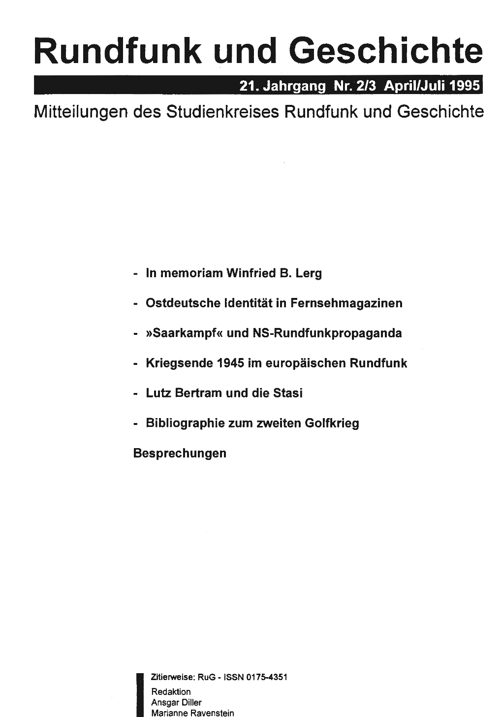 1995, 21. Jahrgang (Pdf)