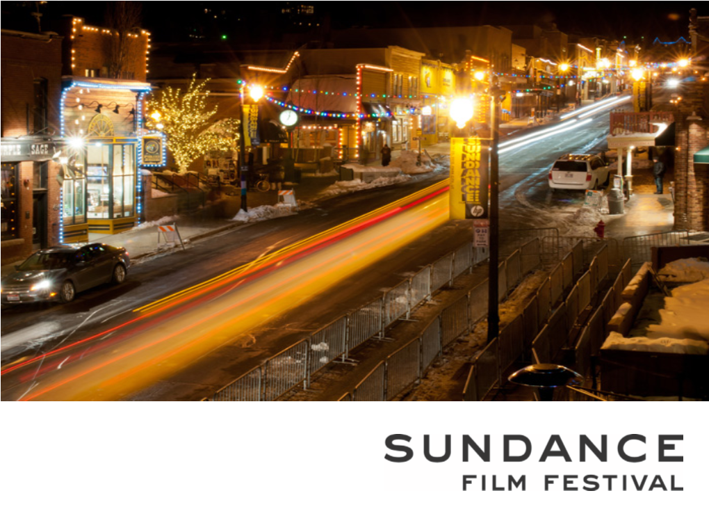 Sundance Film Festival Trademark Rights and Usage