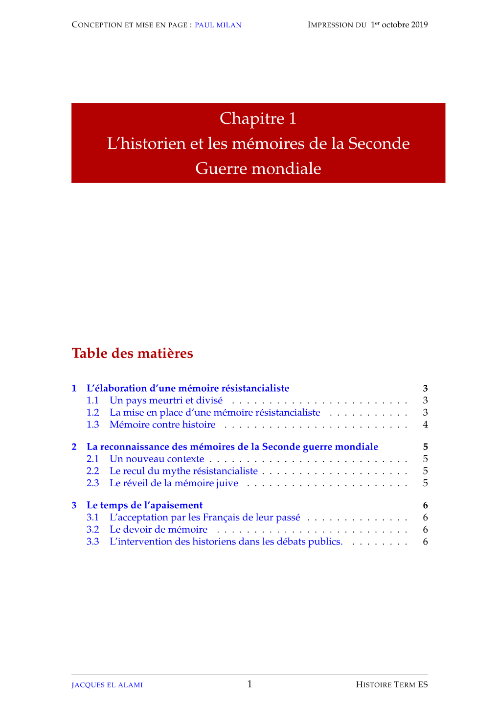 Chapitre 1 L’Historien Et Les Mémoires De La Seconde Guerre Mondiale