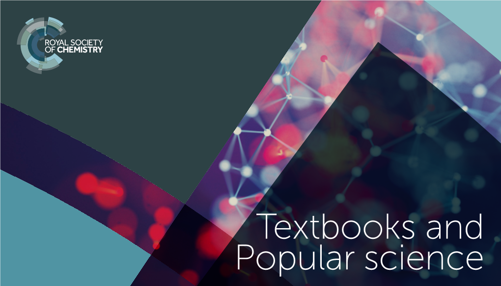 Textbooks and Popular Science New Books from the Royal Society of Chemistry
