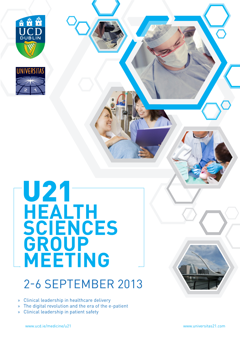 U21 Health Sciences Group Meeting 2-6 September 2013