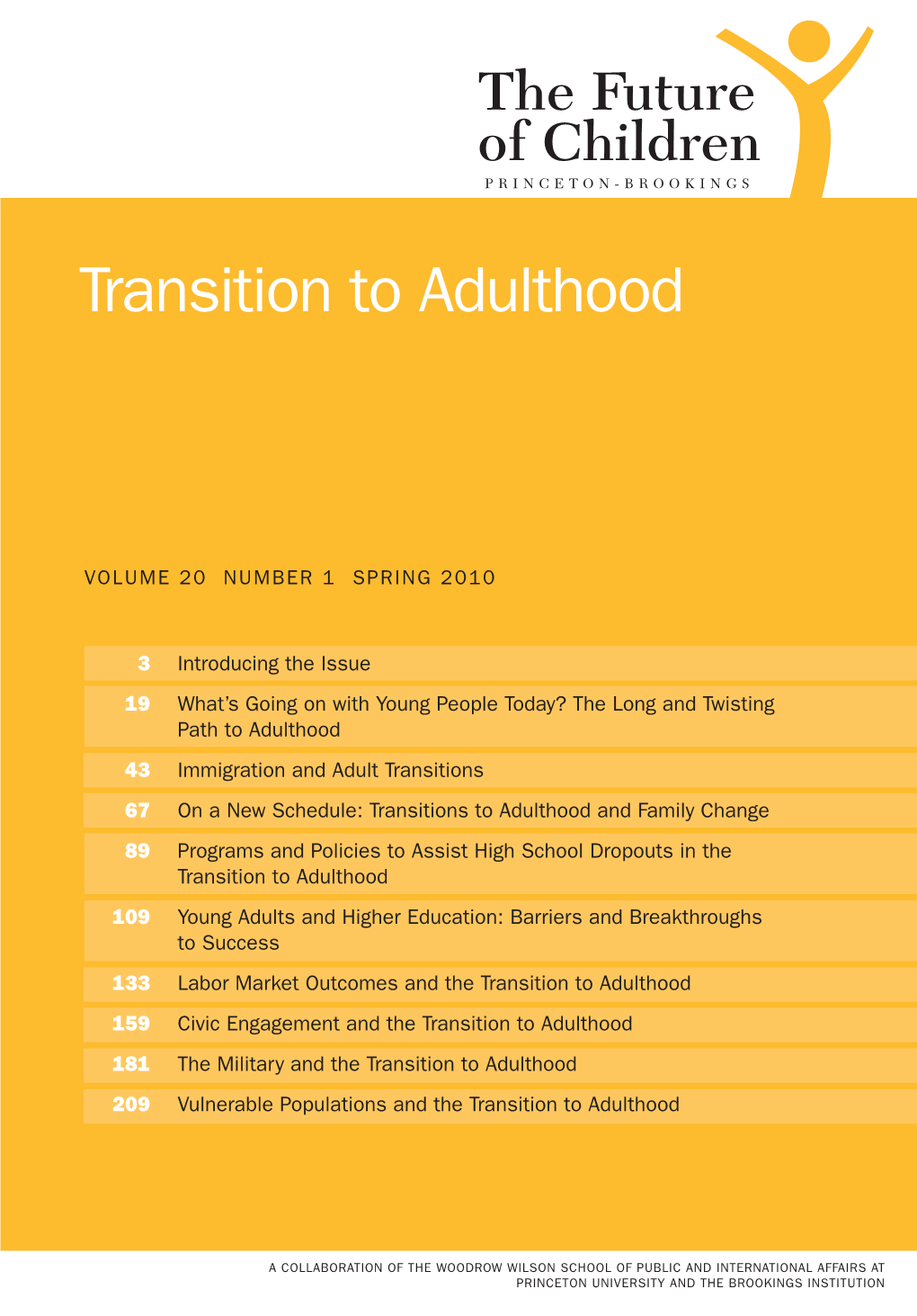 Transition to Adulthood