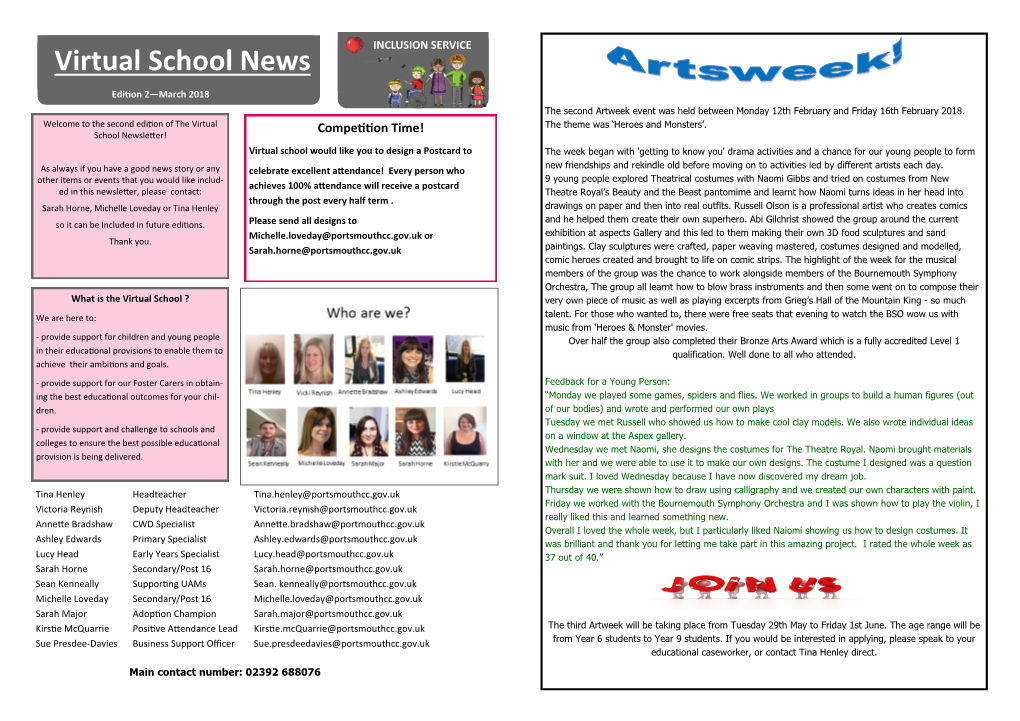 Virtual School News