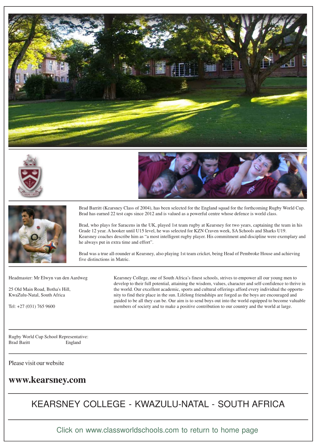 Kearsney College.Pmd