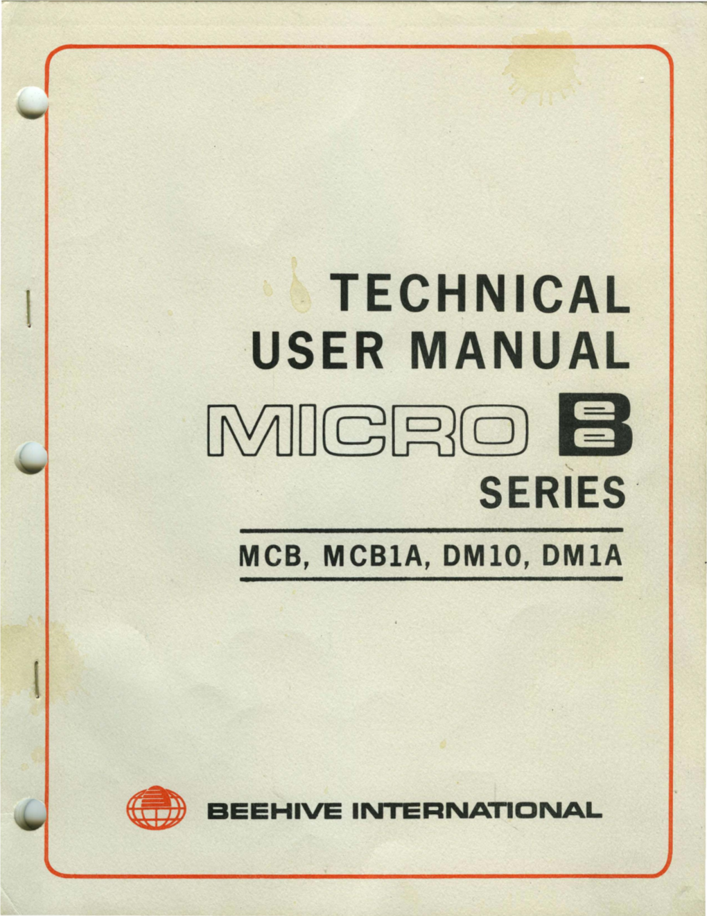 Beehive in I Ernational Technical User Manual