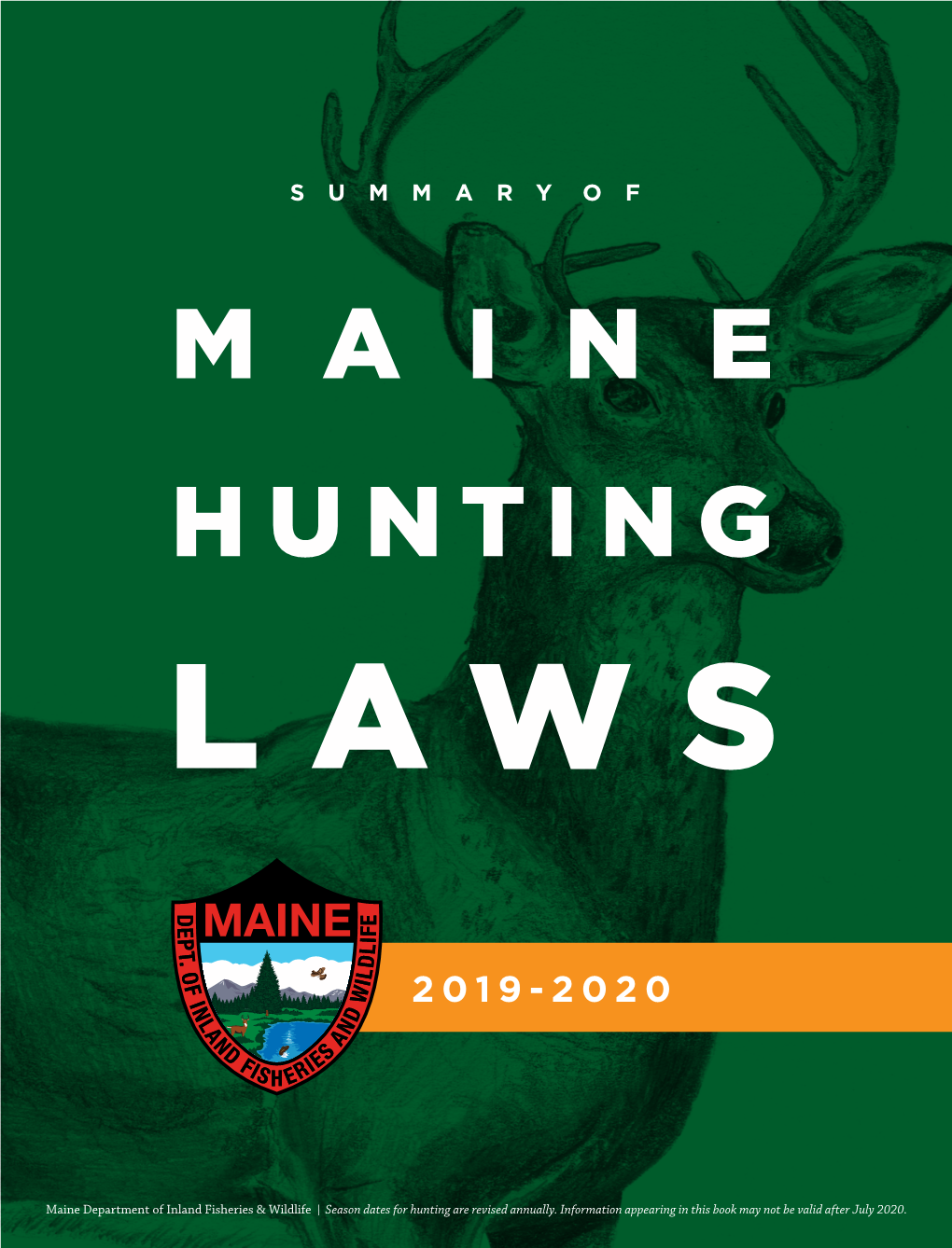 2019-20 Maine Hunting Laws