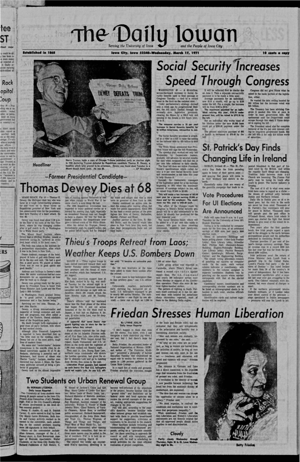 Daily Iowan (Iowa City, Iowa), 1971-03-17