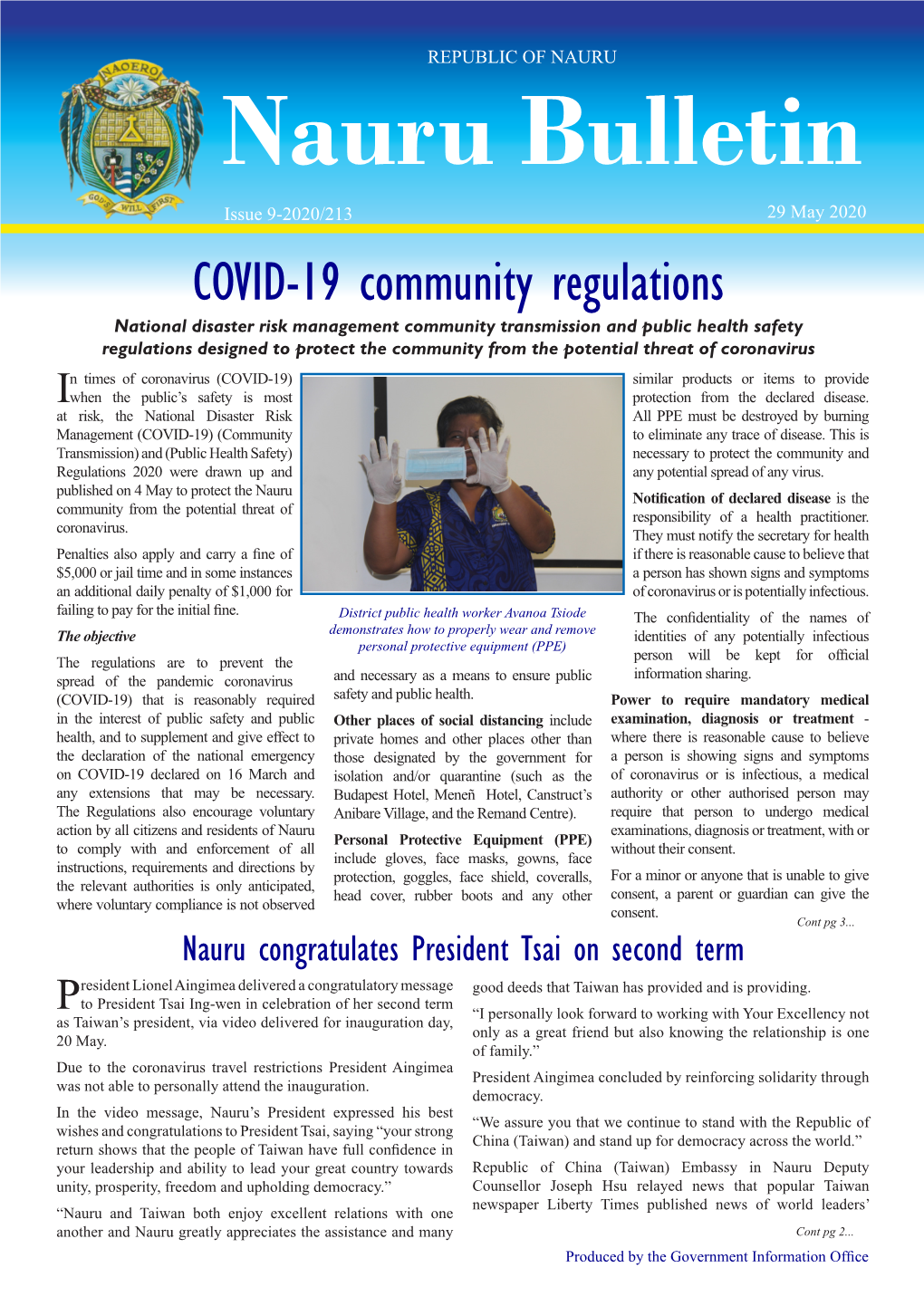 COVID-19 Community Regulations