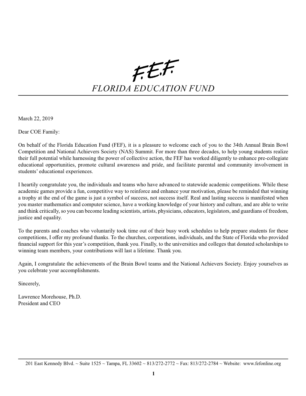 Florida Education Fund