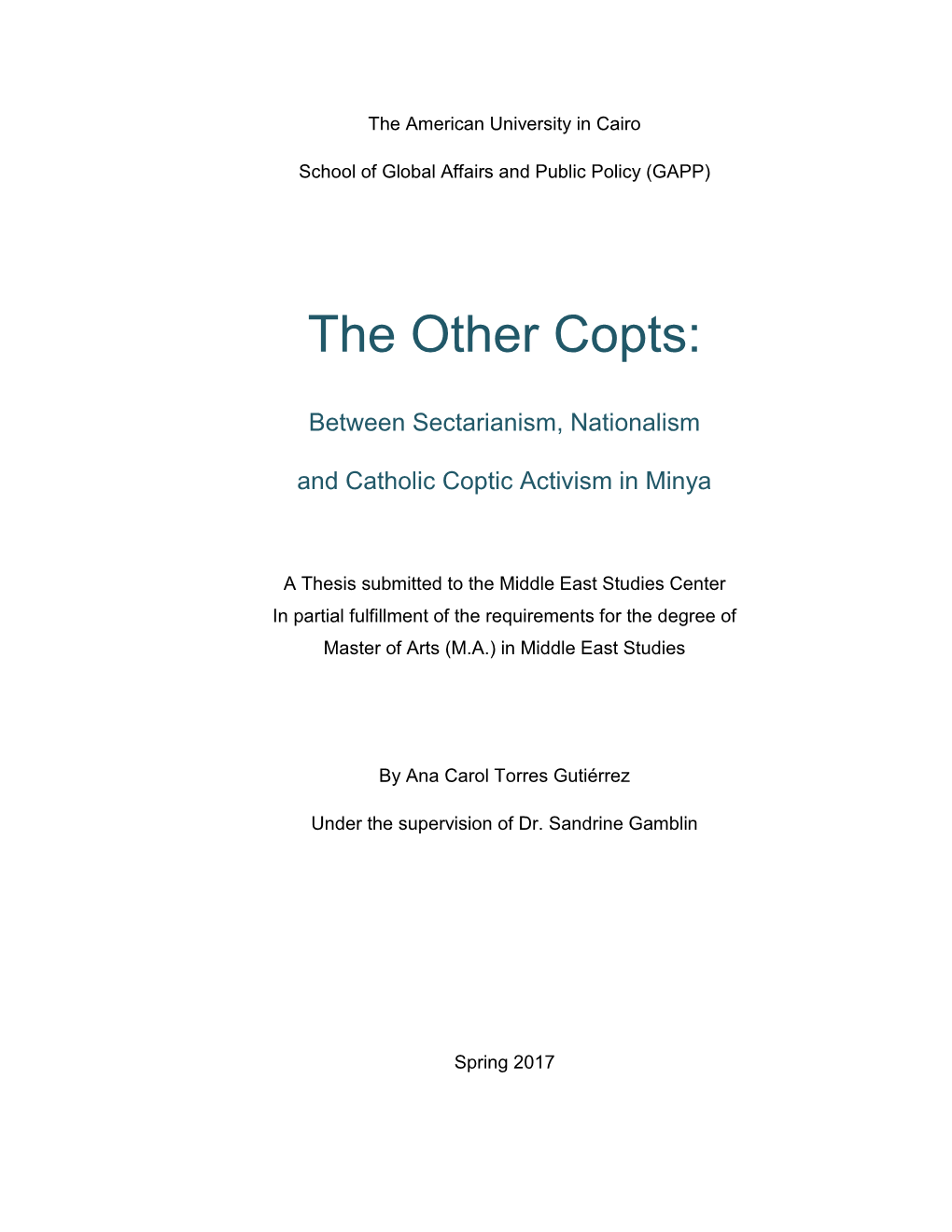 The Other Copts