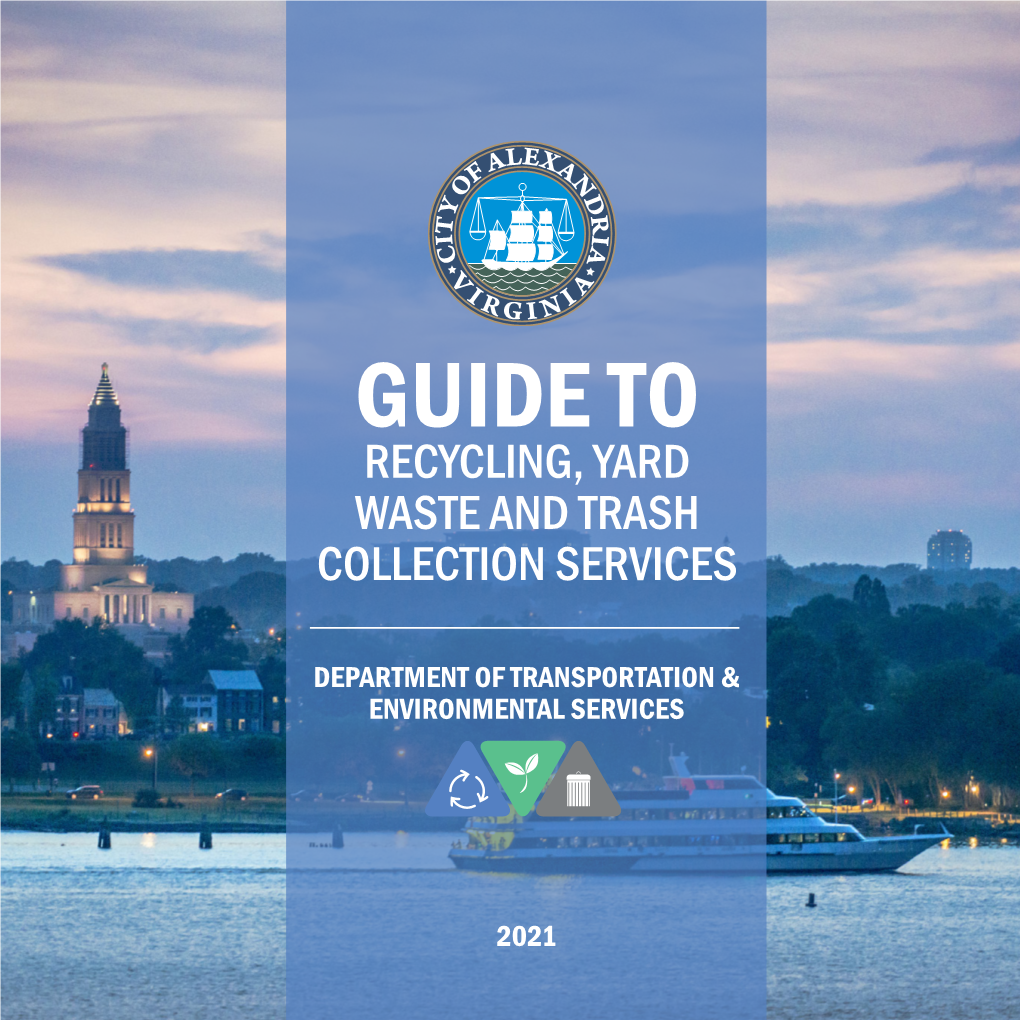 2017 Guide to Recycling, Yard Waste, and Trash Collection Services
