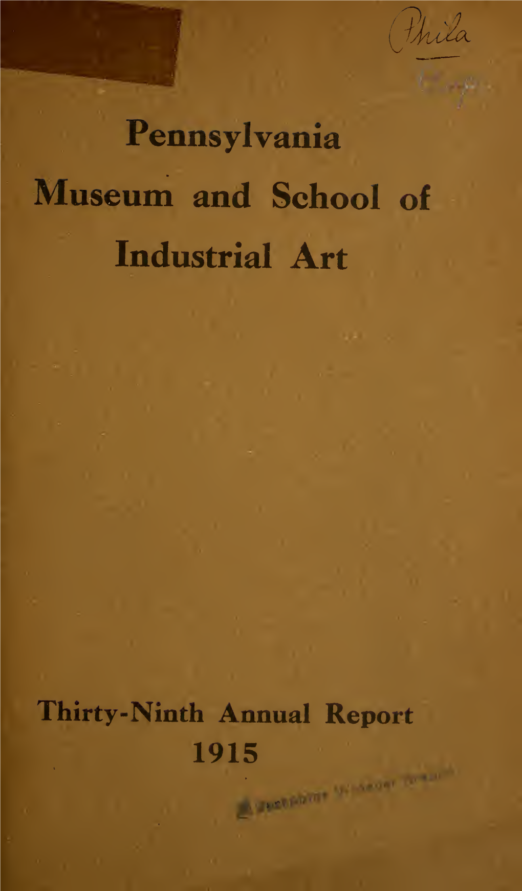 Annual Report, 1915