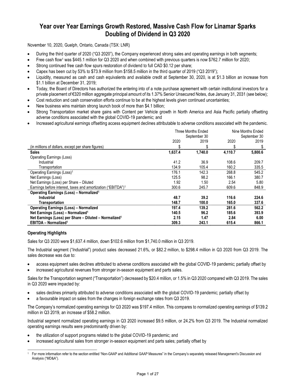 Interim Report