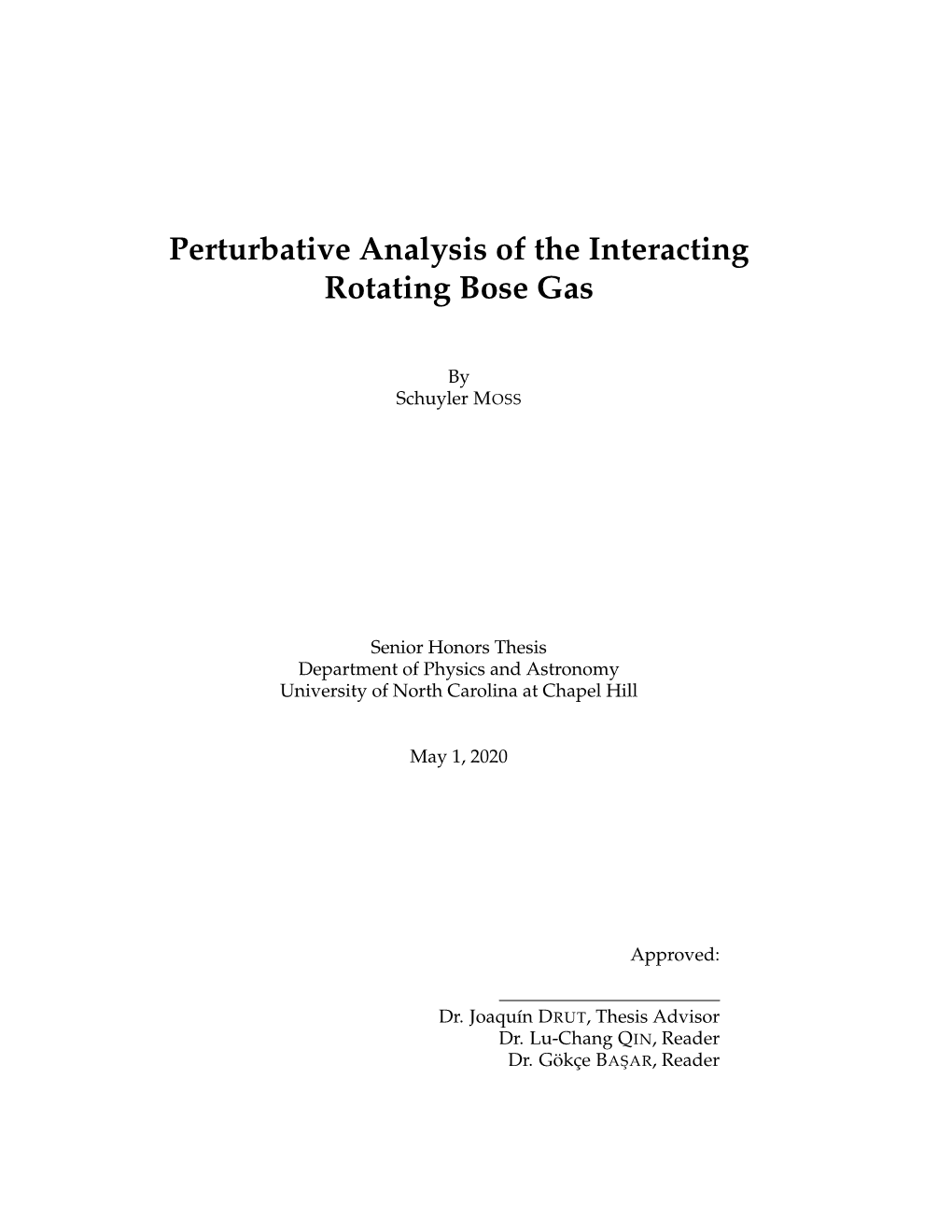 Perturbative Analysis of the Interacting Rotating Bose Gas