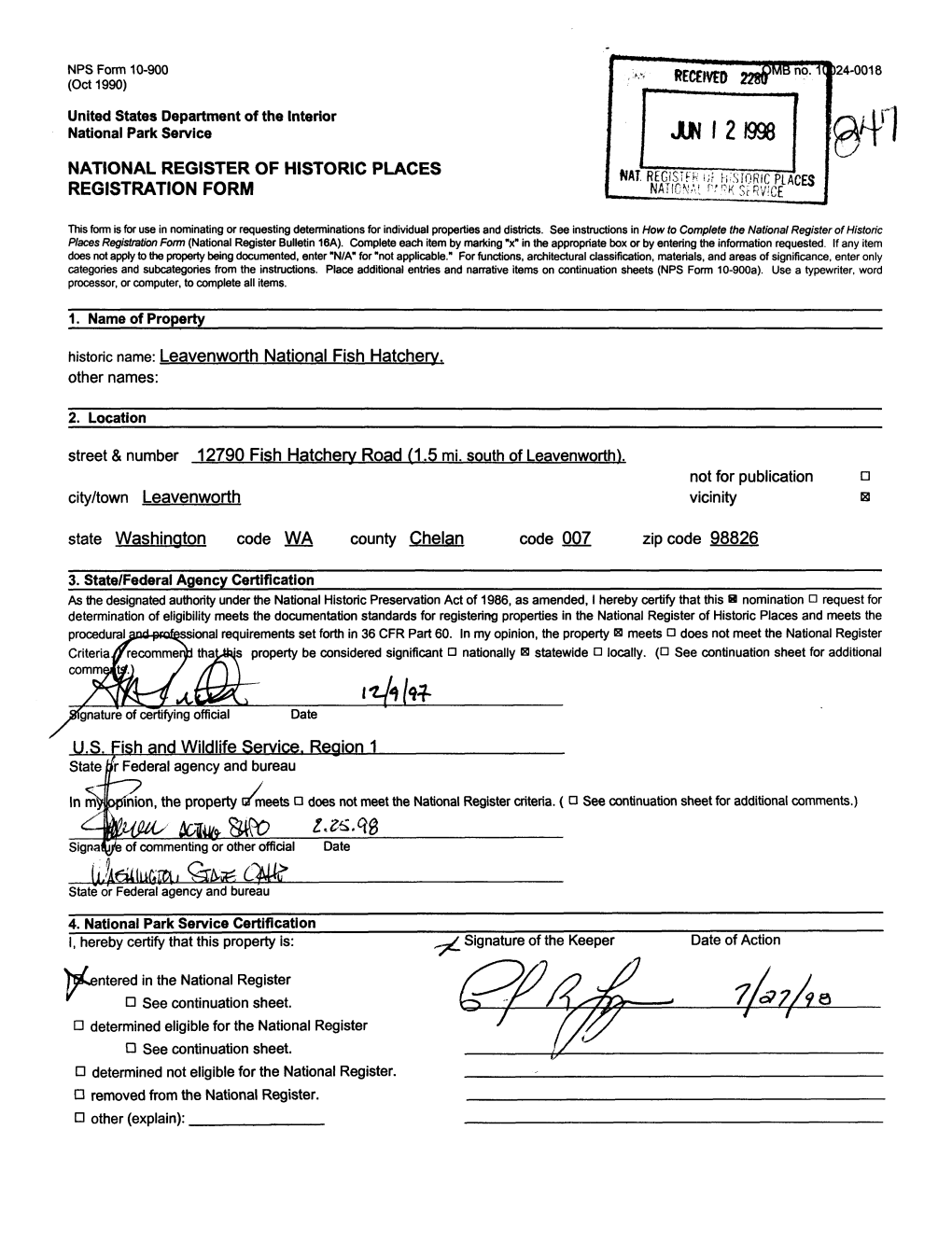 Tf\ NATIONAL REGISTER of HISTORIC PLACES REGISTRATION FORM