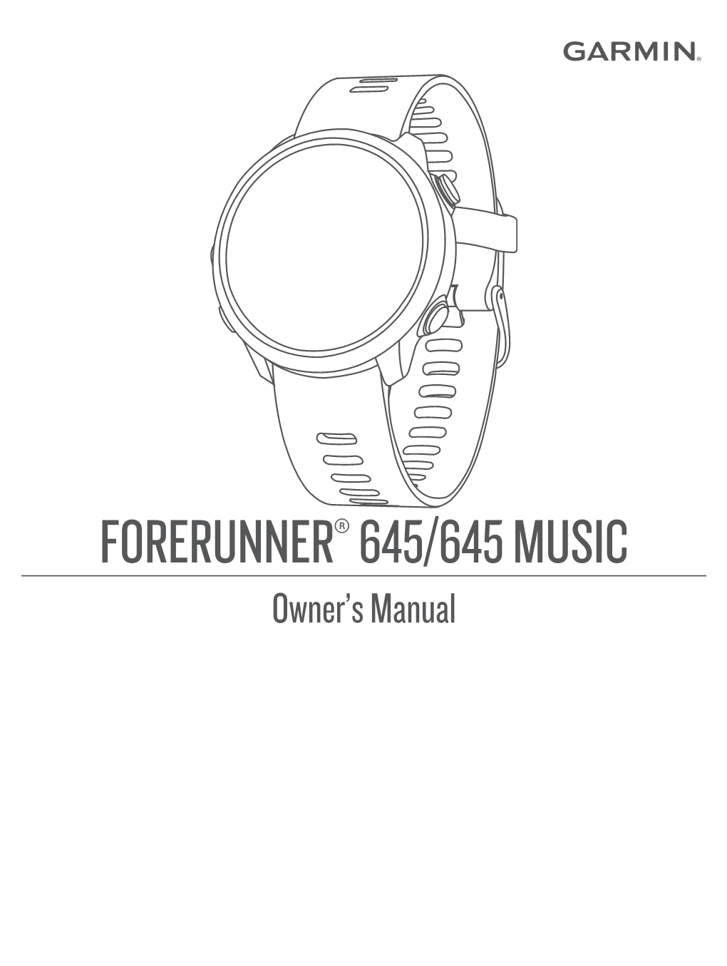 Forerunner®‎ 645/645 Music Owner's Manual