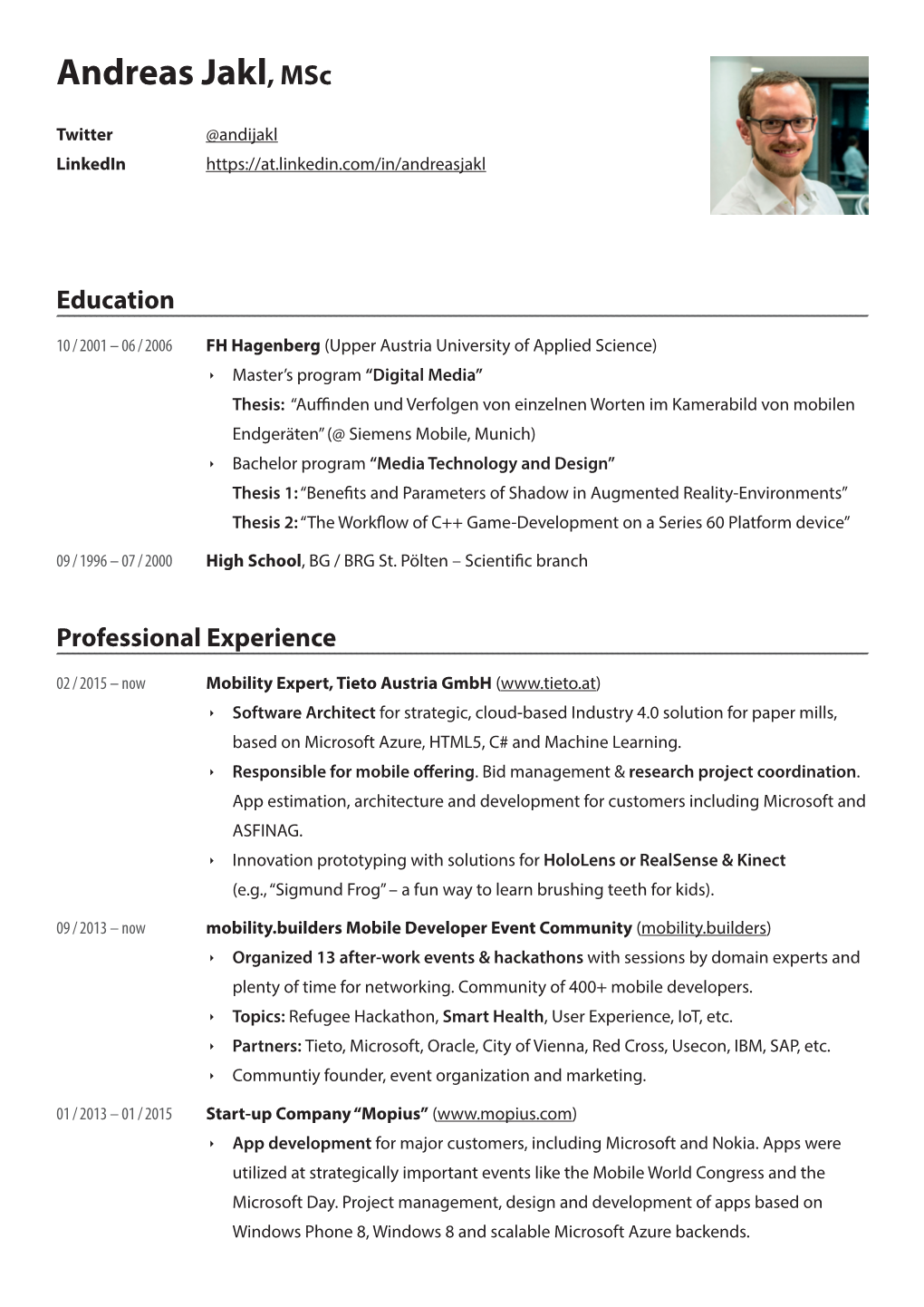 Curriculum Vitae