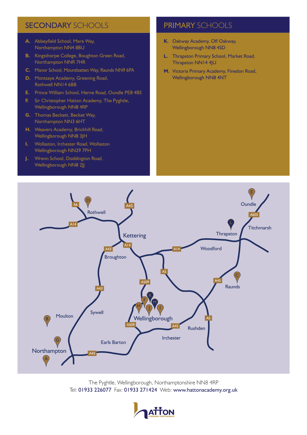 Secondary Schools Primary Schools