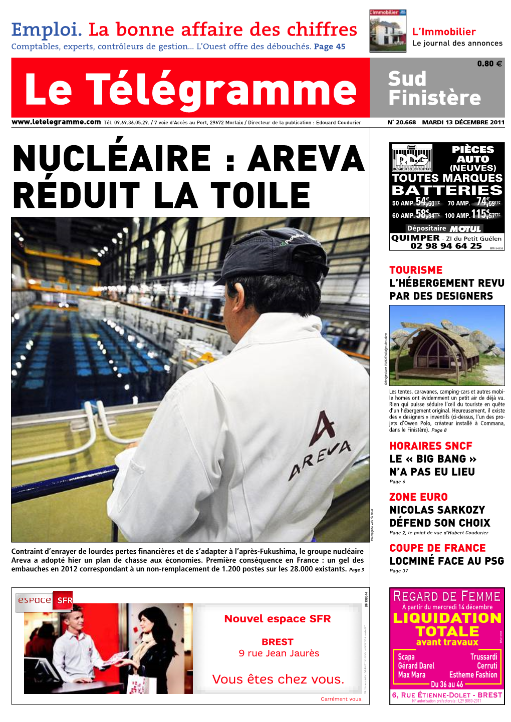 Nucléaire : Areva Réduit La Toile