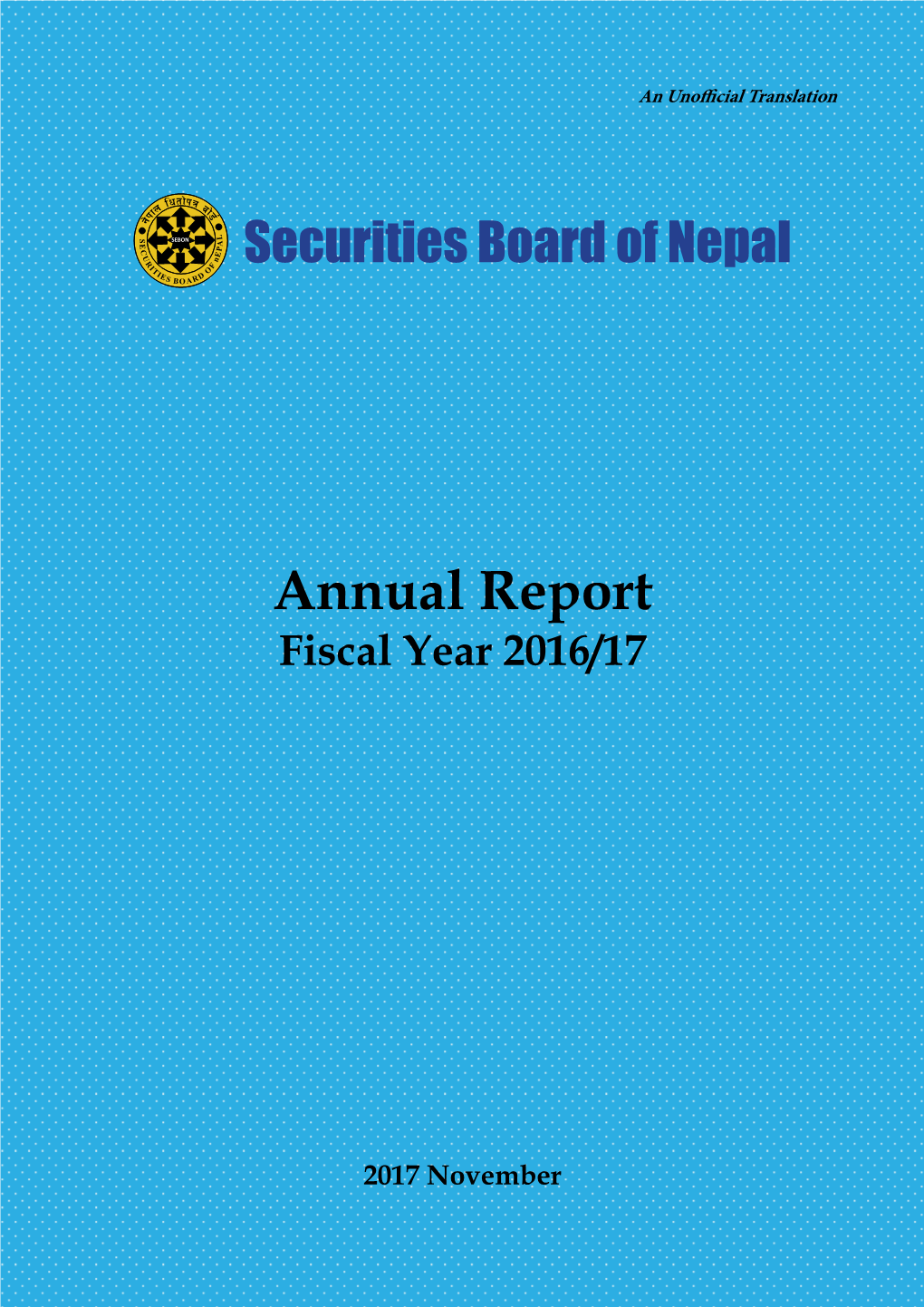 Annual Report Fiscal Year 2016/17