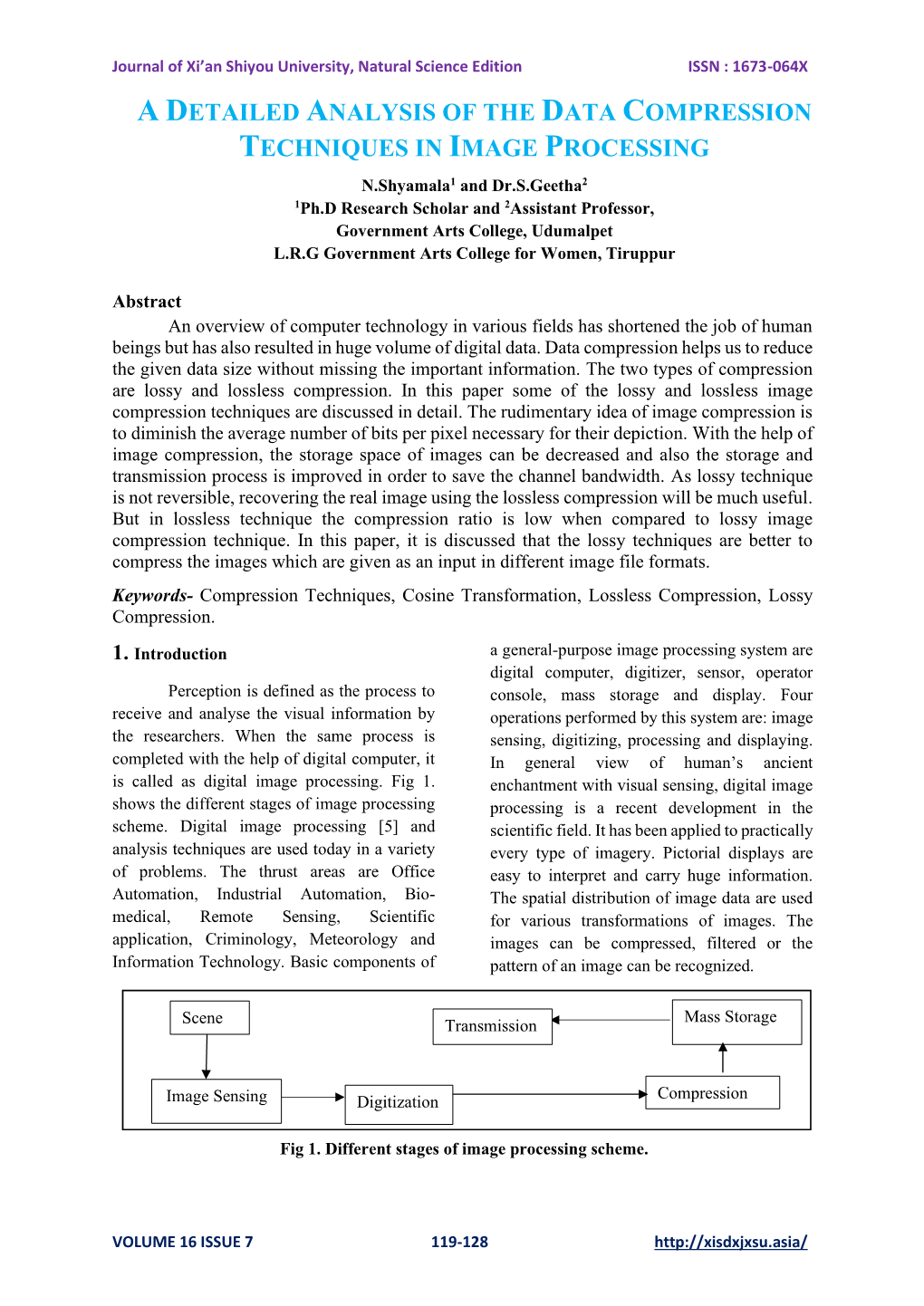 A Detailed Analysis of the Data Compression