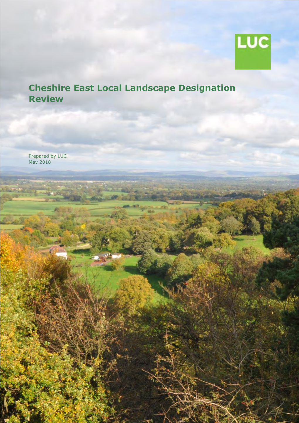 Cheshire East Local Landscape Designation Review