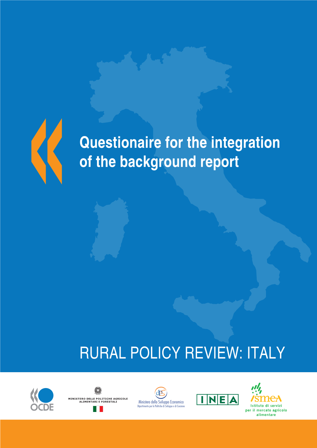 Rural Policy Review: Italy Index