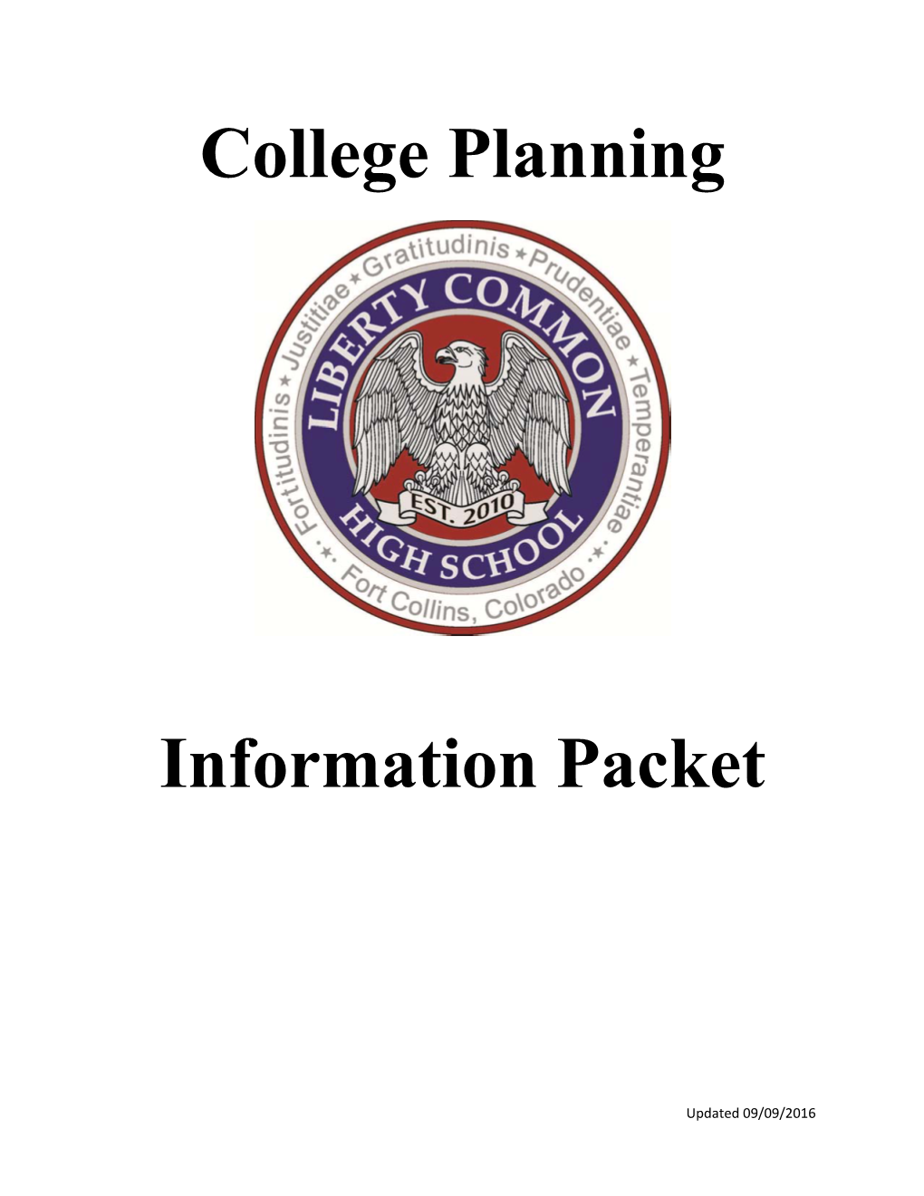 College Planning Information Packet