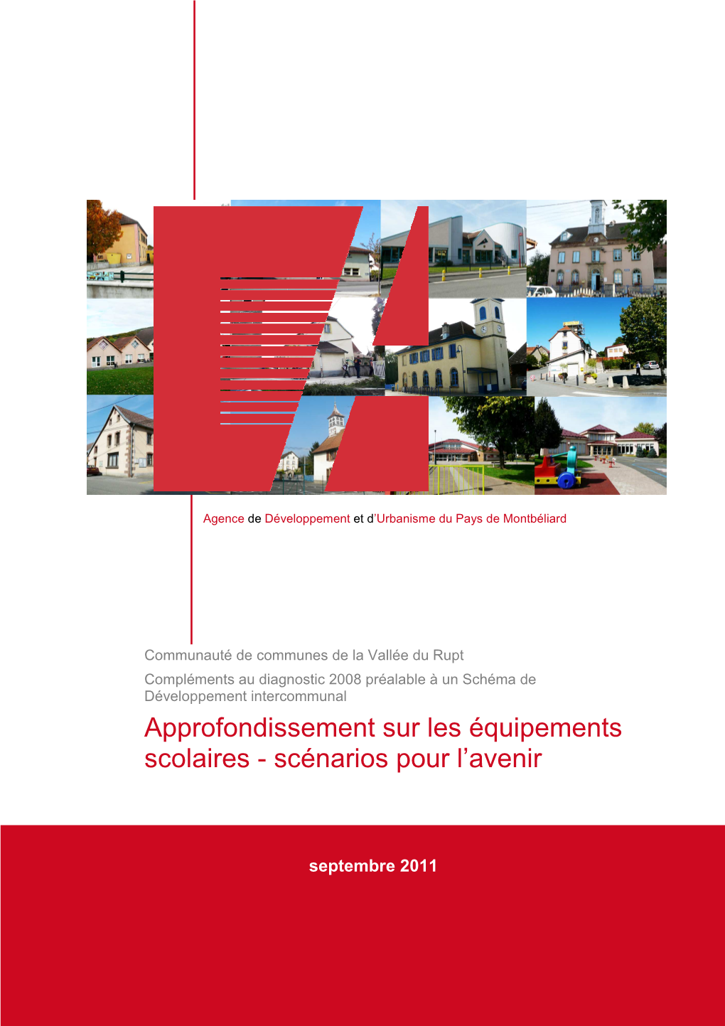 Approfondissement Sur Les Équipements Scolaires - Scénarios Pour L’Avenir