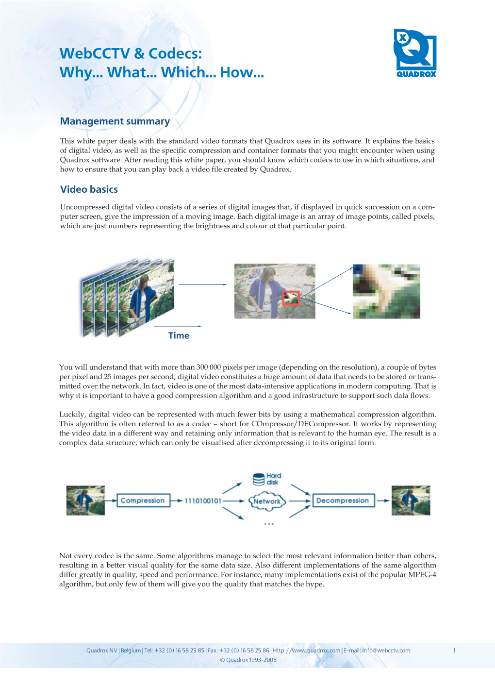 Webcctv & Codecs: Why… What… Which… How…