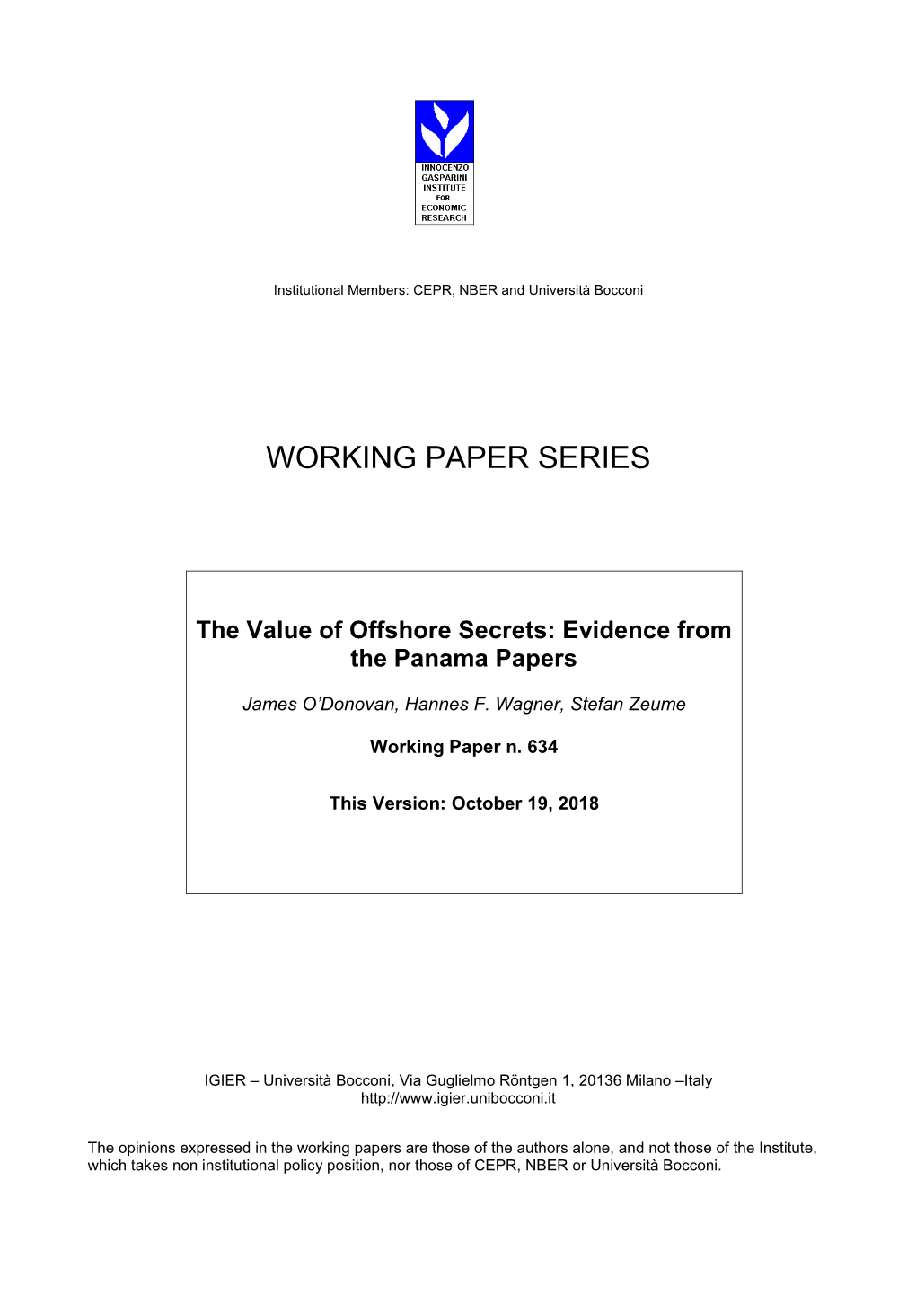 The Value of Offshore Secrets: Evidence from the Panama Papers