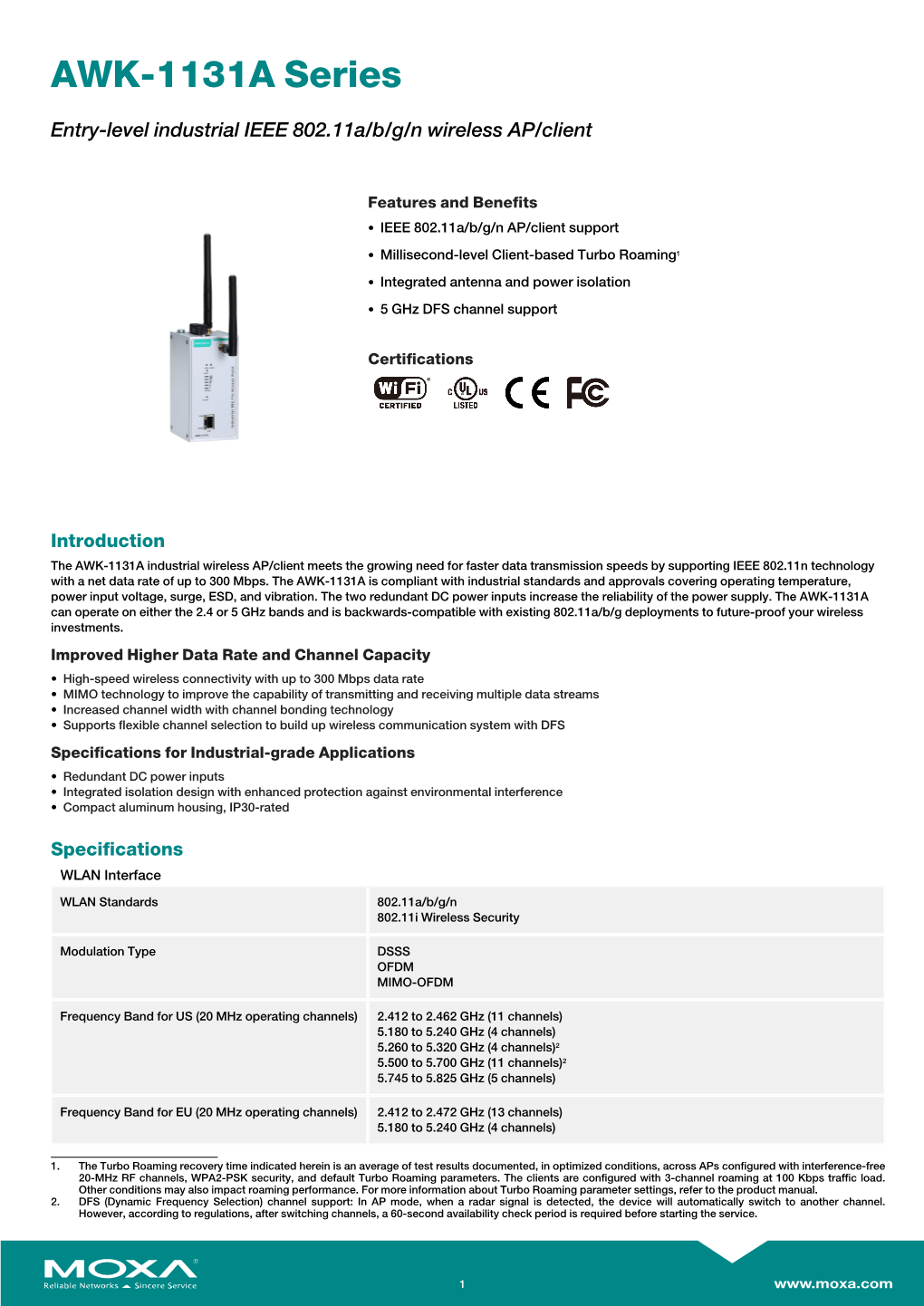 AWK-1131A Series