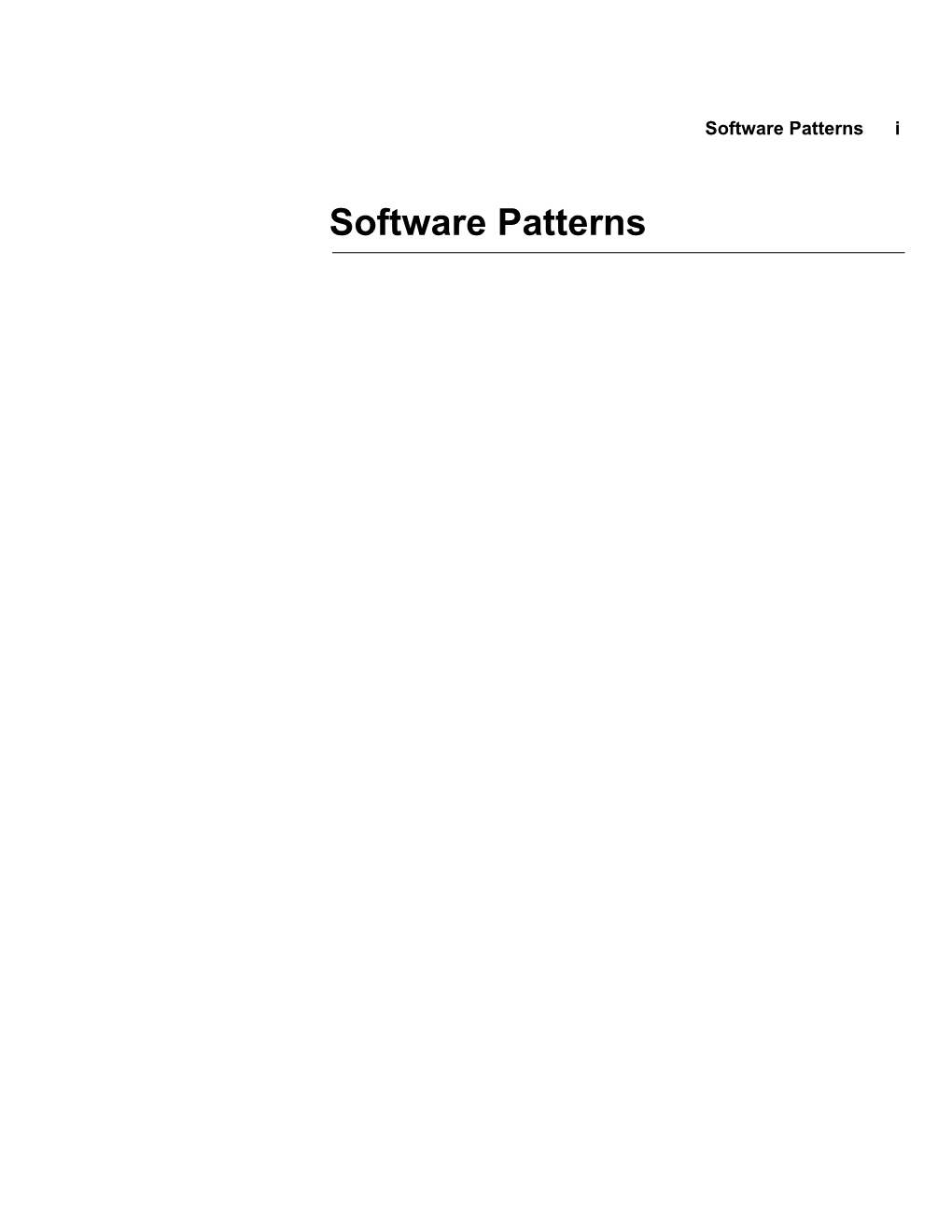 Coplien Software Patterns