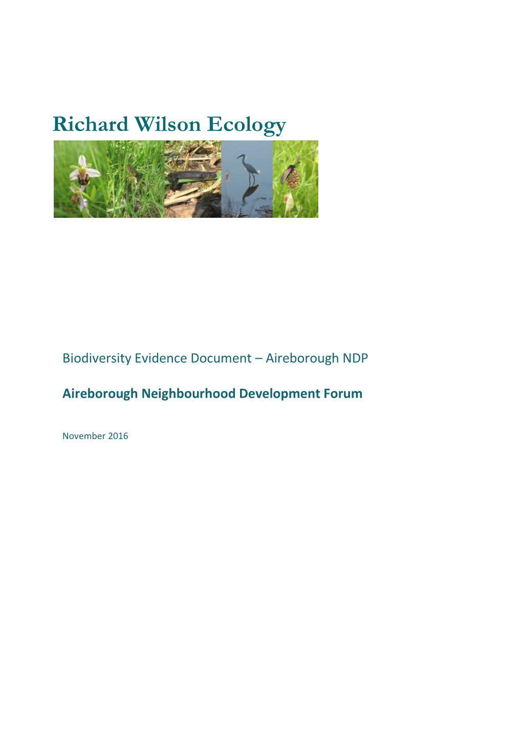 Richard Wilson Ecology