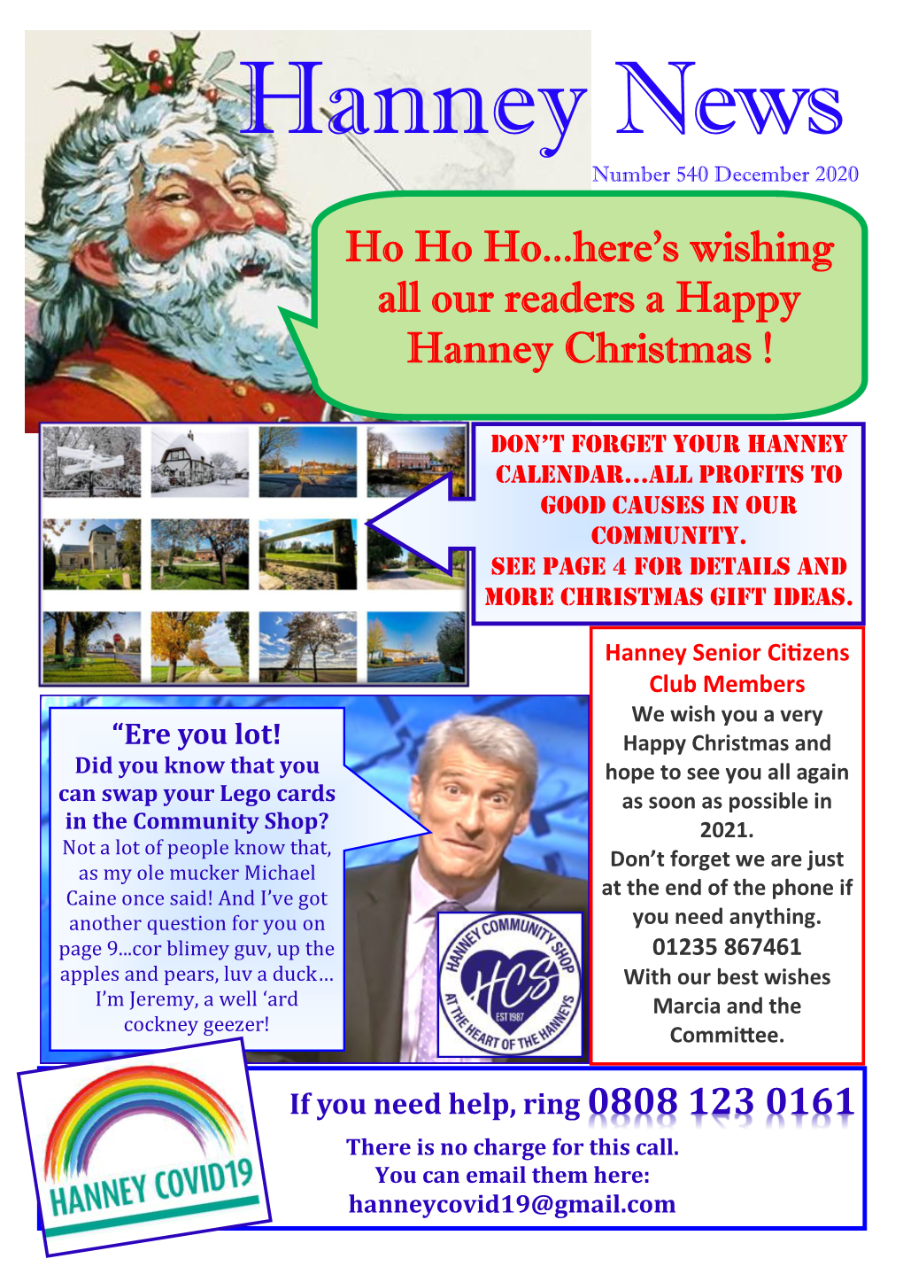 Hanney News Number 540 December 2020