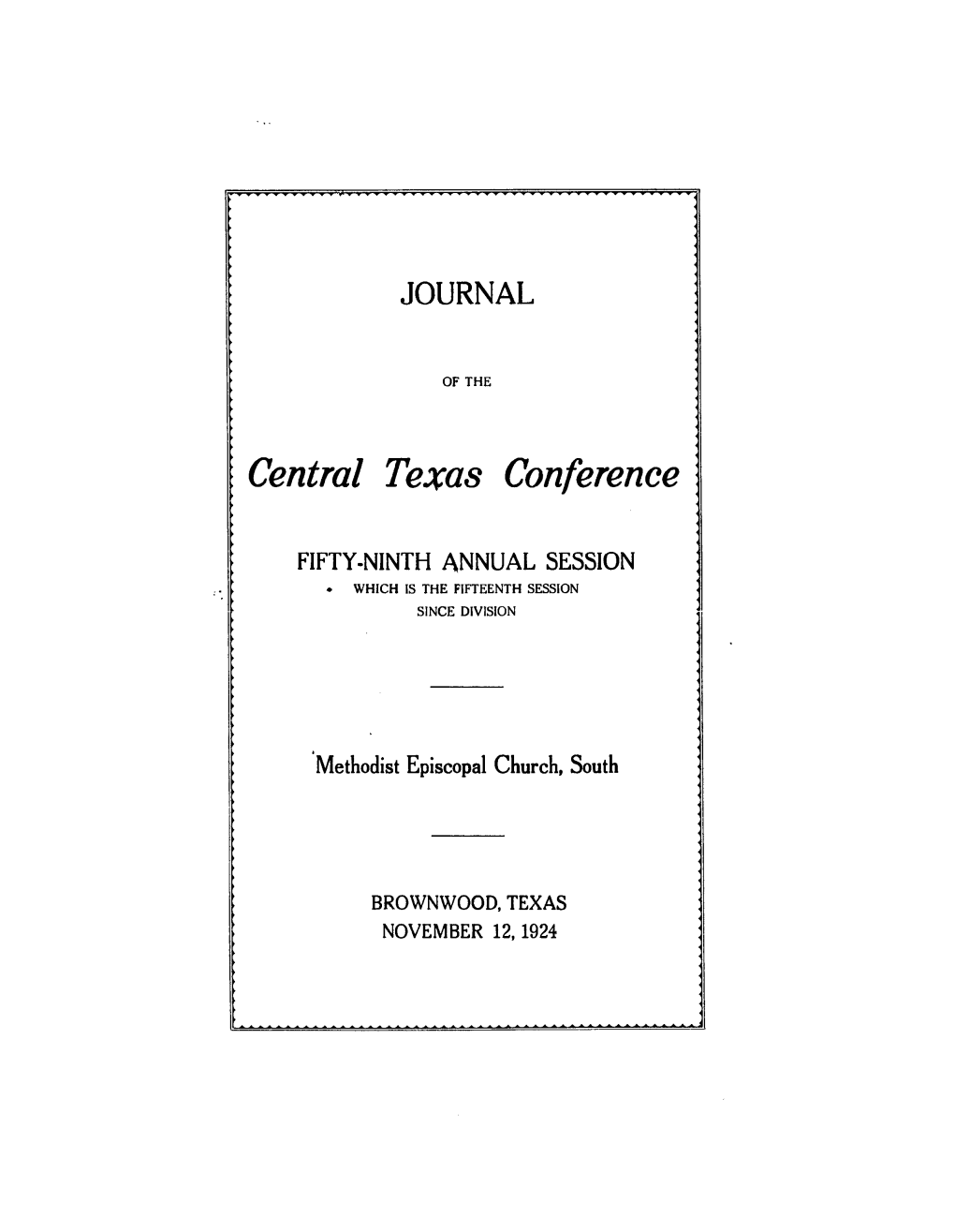 Central Texas Conference