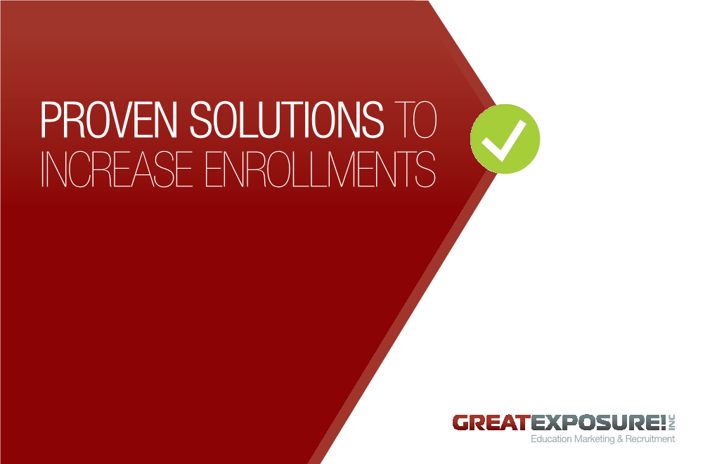 Increase Enrollments